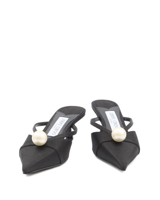 Jimmy Choo Multicolor Sana Mules mit Perlenverzierung 50mm