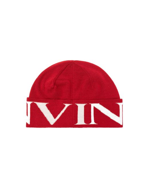Lanvin Red Wool Hat
