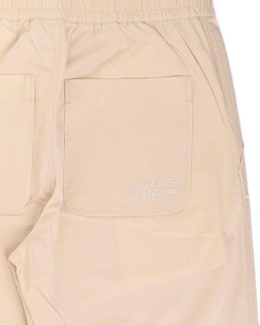 Maison Kitsuné Maison Kitsune 'Hosen in White für Herren