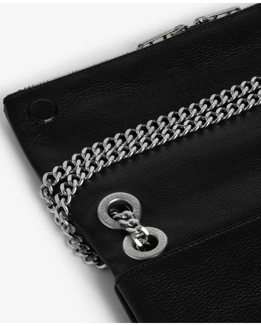 Zadig & Voltaire Black Rock II Körniges Leder