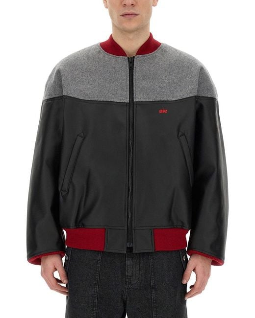 A.I.E. Gray Jacket With Logo