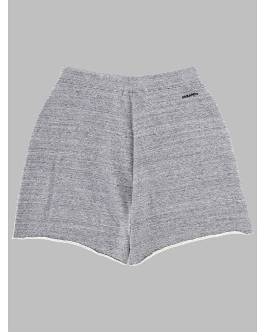 DSquared² Gray Casual Mini Shorts For for men