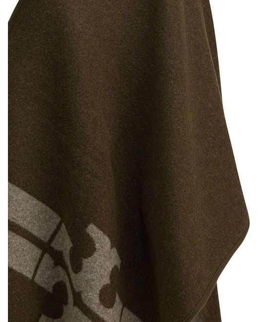 Bufandas Tory Burch de color Brown