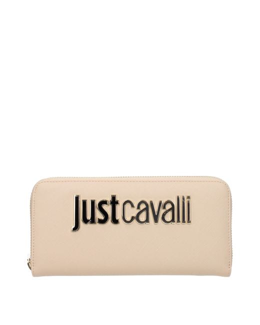 Solo Portafogli Cavalli Donne Poliestere di Just Cavalli in Natural
