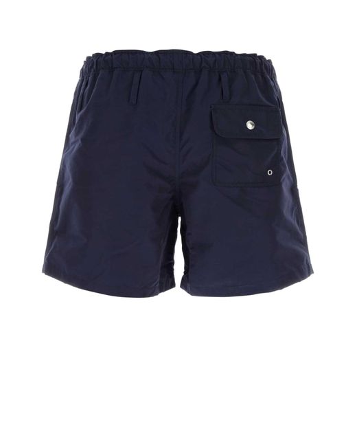 Prada Blue Nylon Swimming Shorts