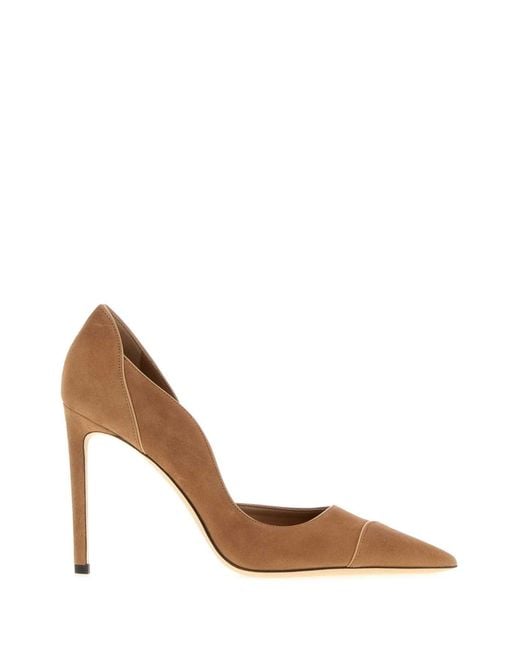 Jimmy Choo Brown Pointed Toe Pumps