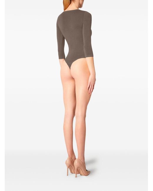 Wolford Brown Tokio Bodysuit