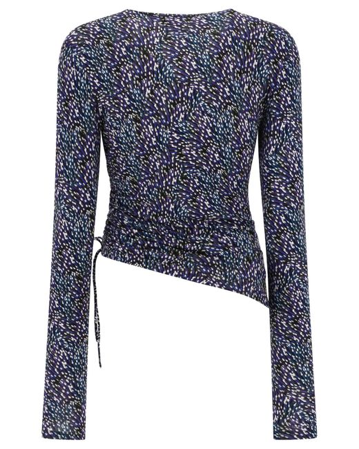 Isabel Marant Blue Jazzy Top