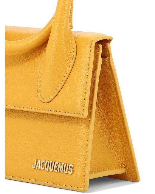 Jacquemus Yellow "Le Chiquito Noeud" Handtasche