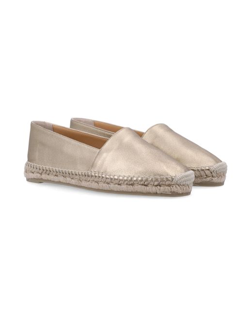 Castaner White Kenda Leather Espadrilles