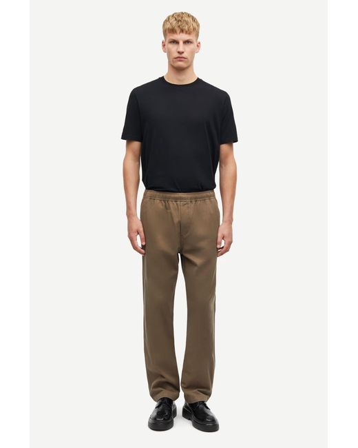 Pantalones marrón Samsøe & Samsøe de hombre de color Gray