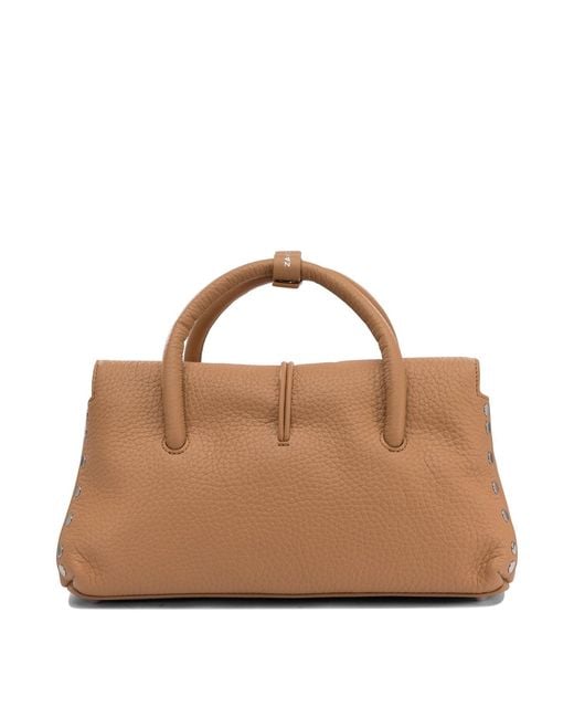 Zanellato Brown "Dotta" Handtasche