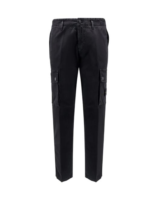 Stone Island Stenen Eilandbroeken Zwart in het Black