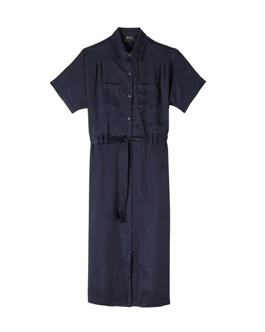 Robes noires A.P.C. en coloris Blue