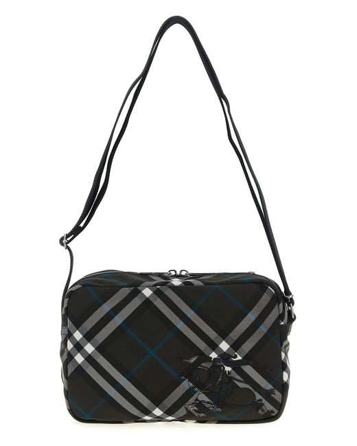 Burberry Black 'Check' Crossbody Bag