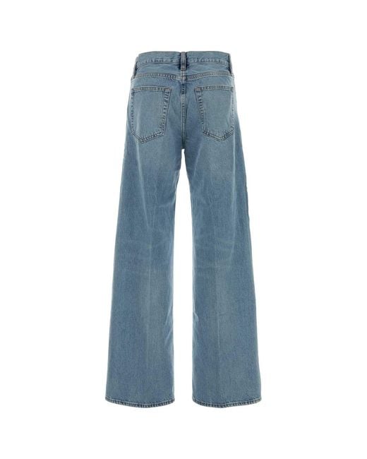 FRAME Blue Denim The Stroll Jeans