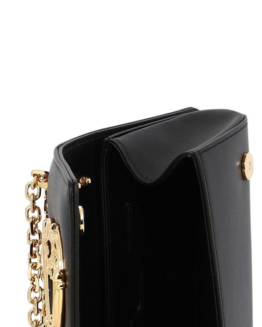 "DG" Sac à bandoulière Dolce & Gabbana en coloris Black