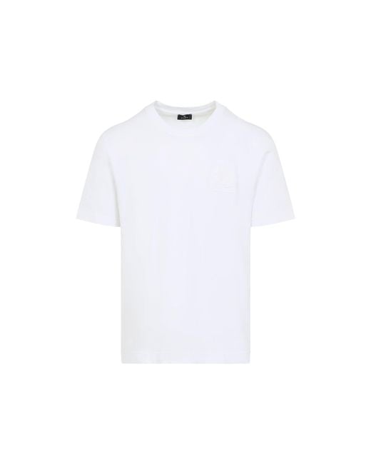 Etro White Roma T Shirt