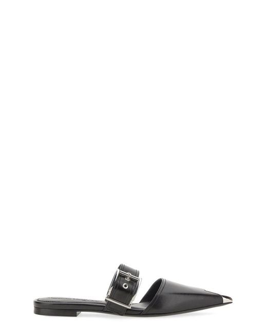 McQueen White Alexander Mc Queen Mule Punk