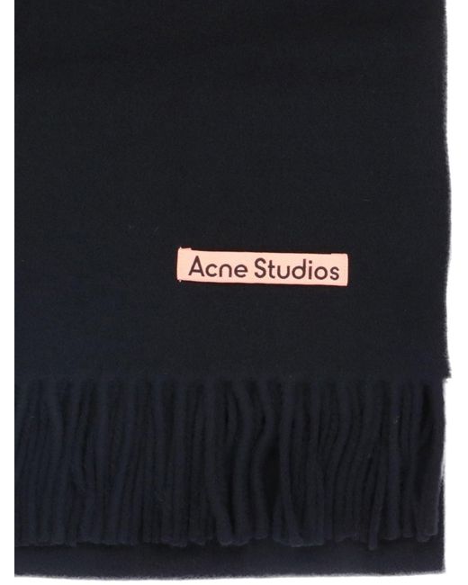 Écharpe des studios d'acné des studios Acne pour homme en coloris Black