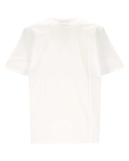 Camiseta de algodón blanco jefe Boss de hombre de color White