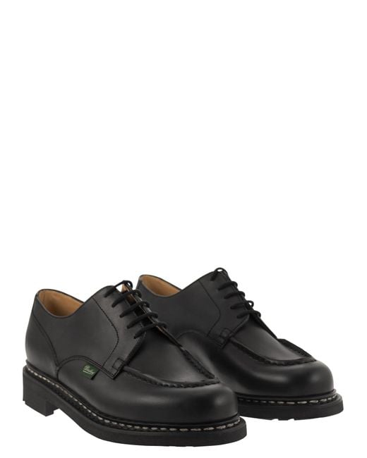 Paraboot Black Chambord Derby With Tray