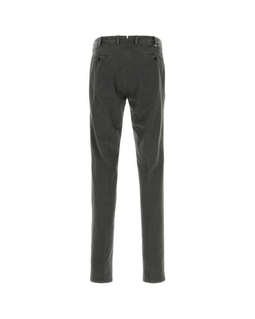 PT Torino Black Pantalone E_Slim_Vintage for men
