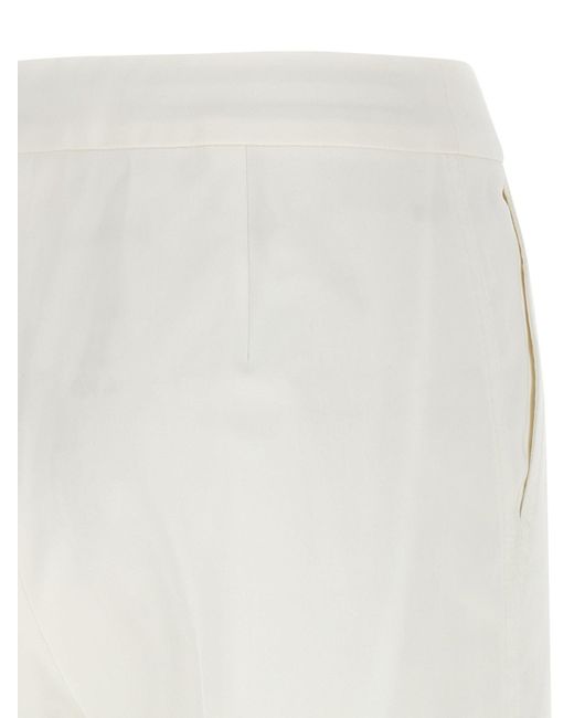Max Mara White Hose "Okra"