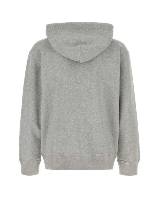 MM6 by Maison Margiela Gray Cotton Sweatshirt