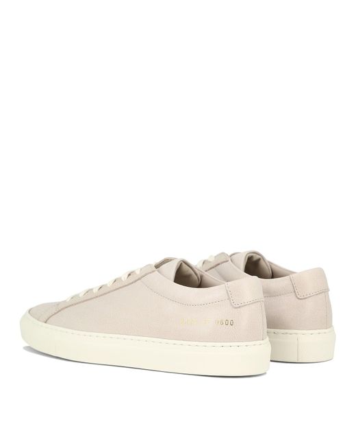 Common Projects Natural Gemeinsame Projekte Achilles -Turnschuhe