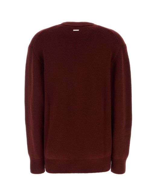 Ferragamo Purple Cashmere Blend Cardigan