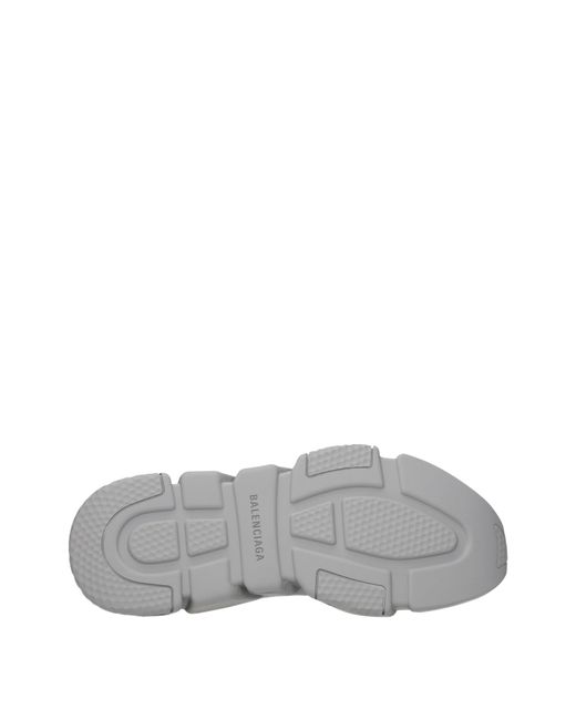 Balenciaga Gray Sneakers Adidas Speed Uomo Tessuto Grigio/Bianco for men