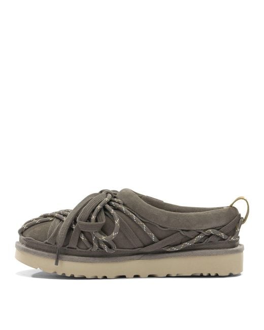 Ugg Gray Suede Leather Loafers