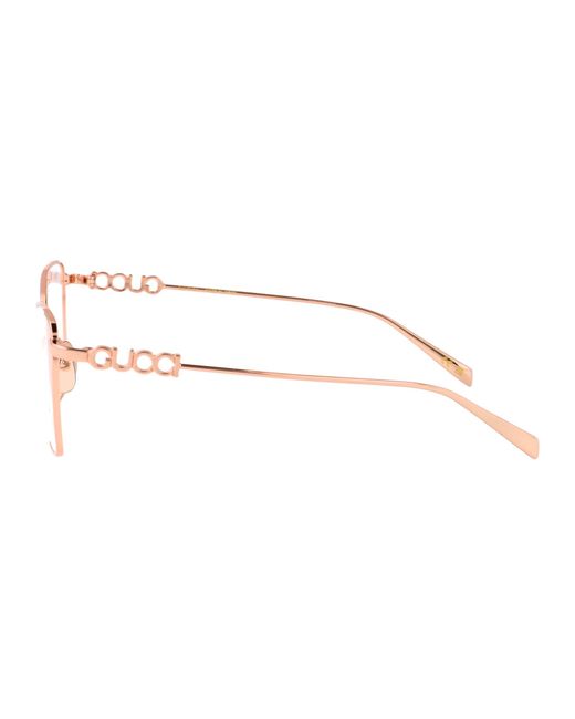 Gucci Multicolor Metal Optical Glasses