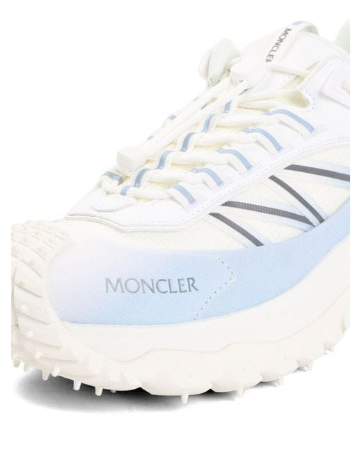 Moncler White Trailgrip Low Sneakers for men