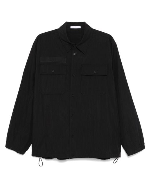 Helmut Lang Black Uniform Shirt for men
