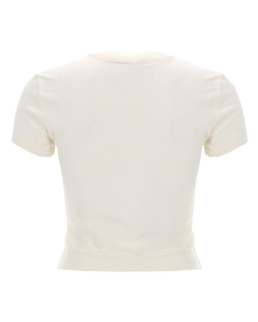 Versace Jeans Couture White T-Shirt Con Logo
