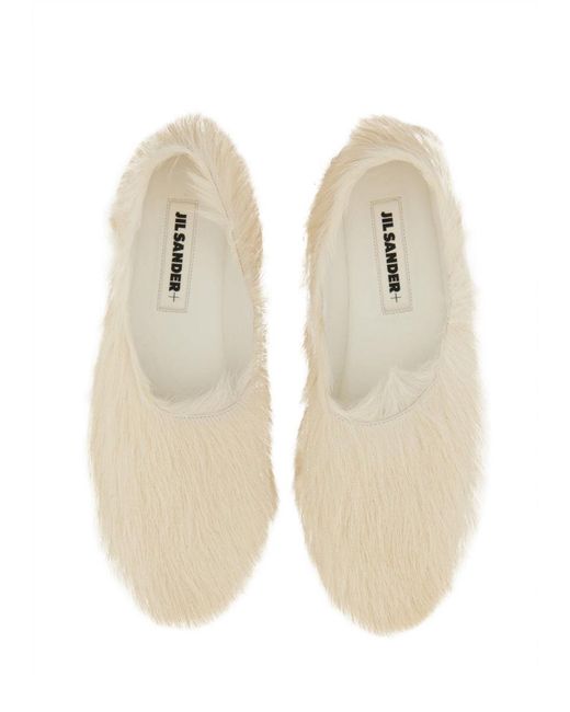 Jil Sander Black Low Leather Slipper for men