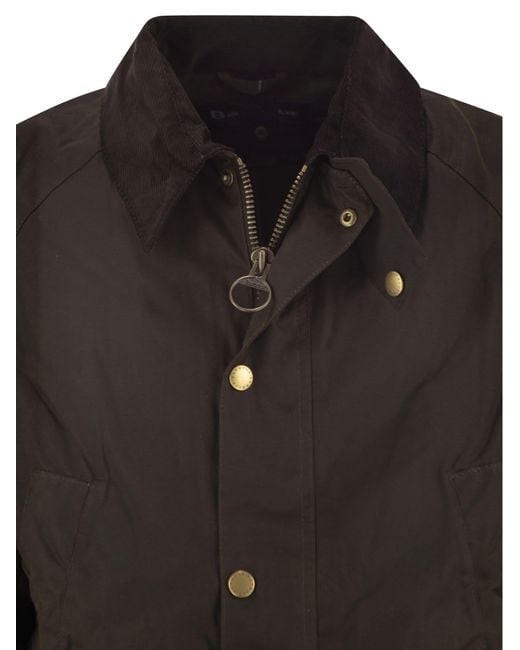 Barbour Ashby Wachsjacke in Black für Herren