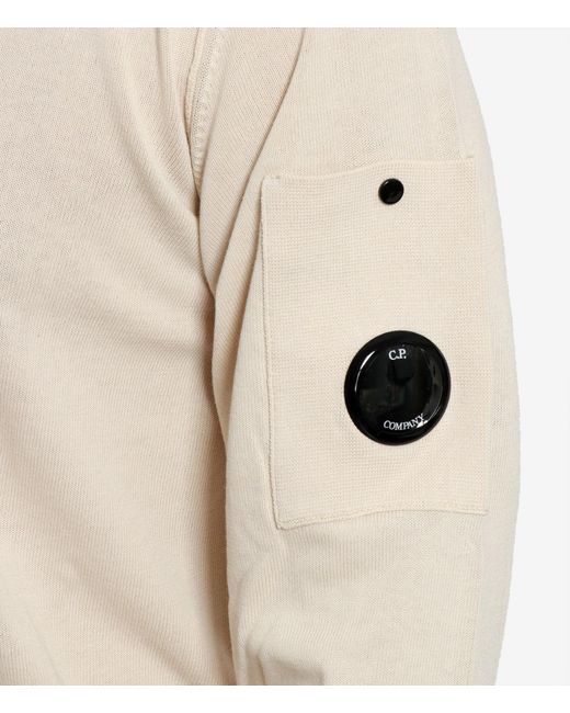C P Company White Sweaters