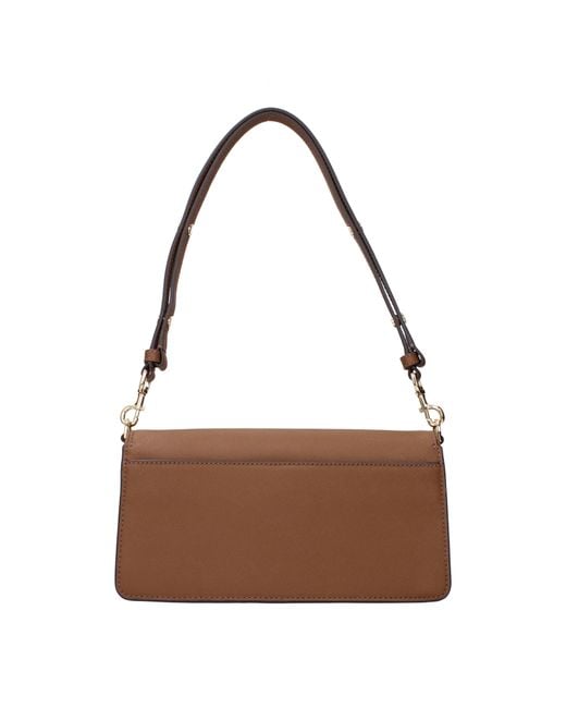 Tory Burch Brown Borse A Spalla Emerson Donna Pelle Marrone/Alce