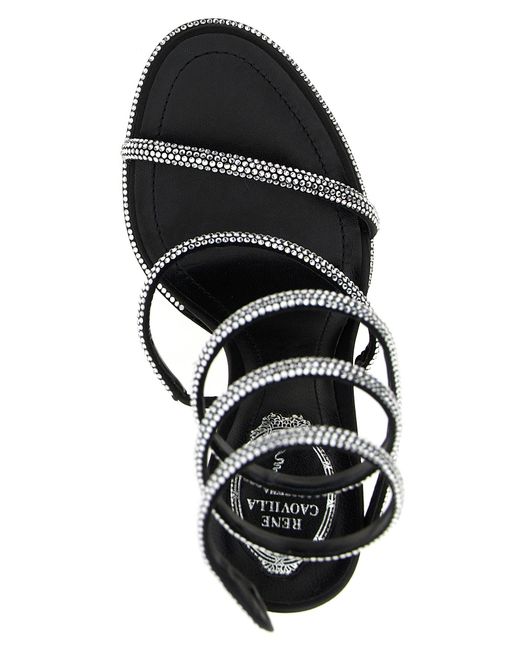 Rene Caovilla Metallic 'Cleo' Sandals