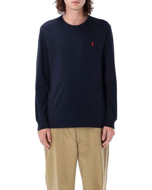 Polo Ralph Lauren Blue T Shirts And Polos