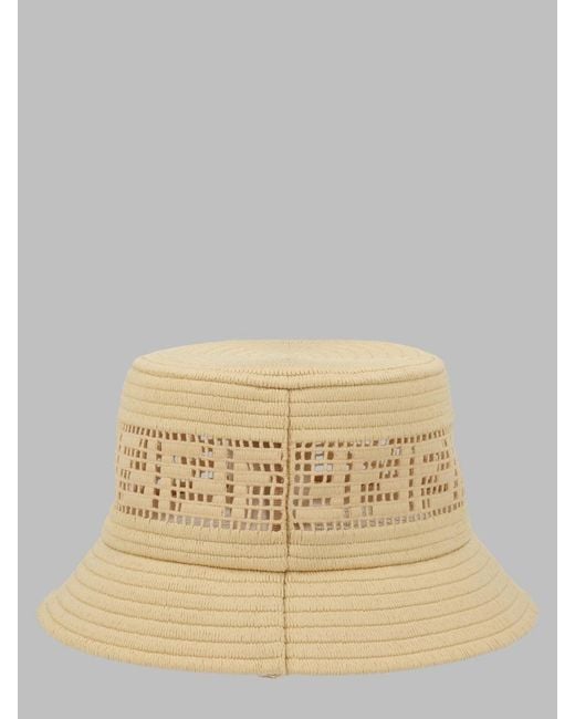 Fendi Natural Cappello Bucket