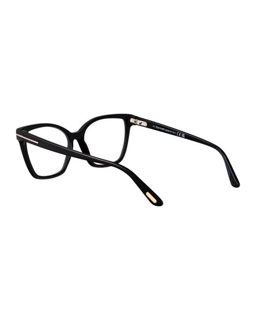 Tom Ford Black Eyeglasses Ft5812-B 001/15/140