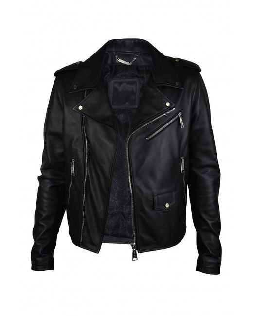 Philipp Plein Perfecto Jacket in het Black