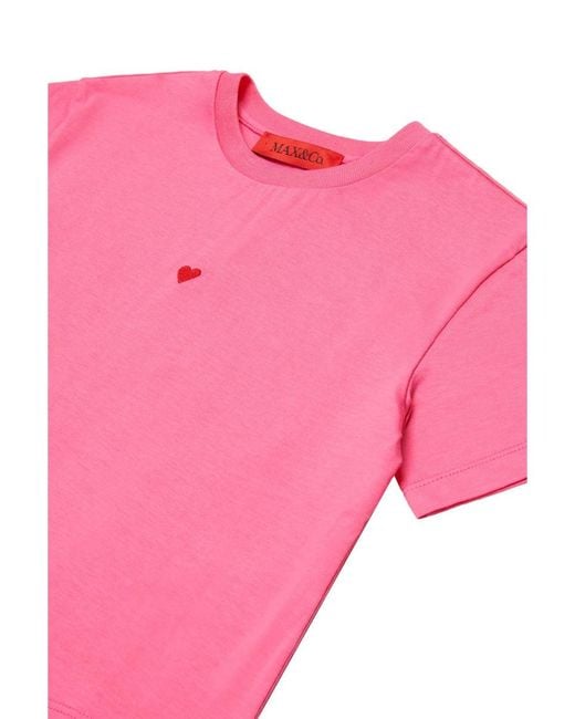 MAX&Co. Pink T Shirt "Heart"