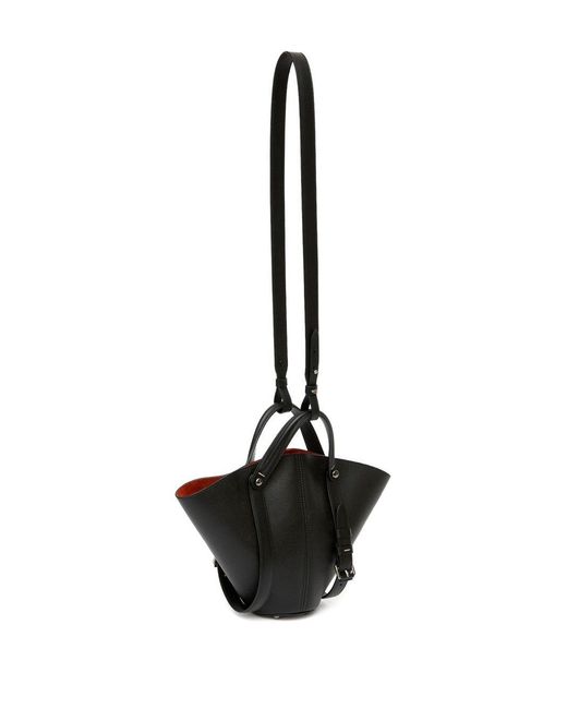Maison Margiela Black Dress-Age Small Leather Handbag