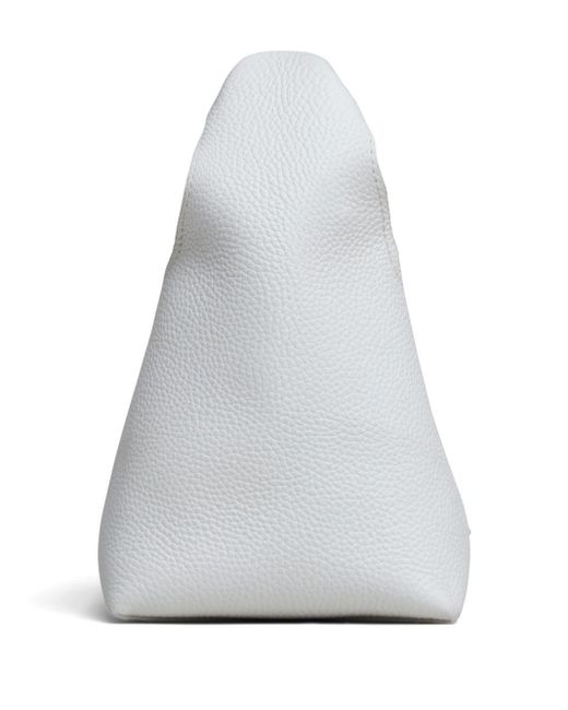 Marc Jacobs White The Sack Mini Leather Hobo Bag