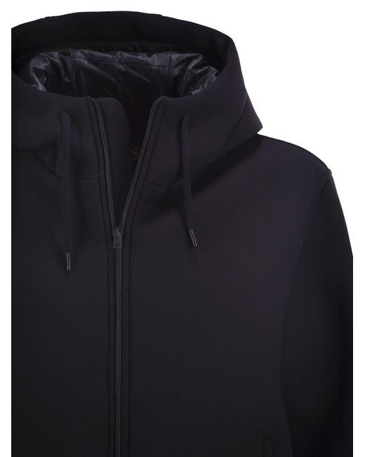 Herno Blue Long 3-Layer Scuba Parka for men